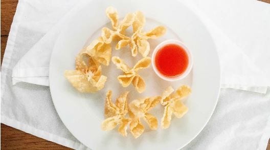 Crab & Cream Cheese Wonton.